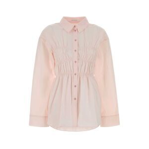 Cecilie Bahnsen Women Pink Poplin Shirt